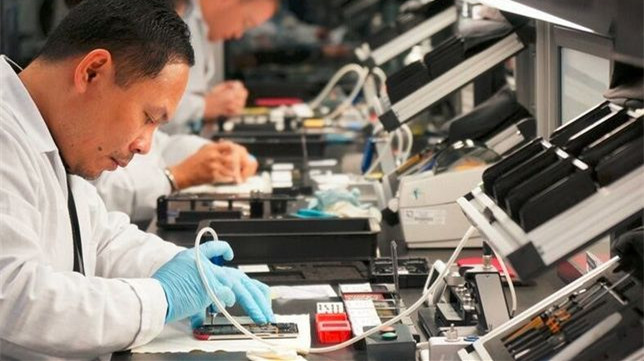 2016年第一季全球十大智能手机组装厂商排名